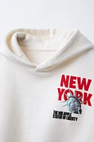 SWEAT À CAPUCHE IMPRIM
