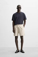 BERMUDA REGULAR FIT STRUCTURÉ