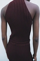 RIBBED KNIT SKIRT