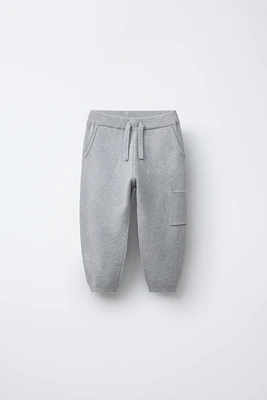 PANTALON EN MAILLE STYLE JOGGING