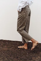 Z1975 HIGH-WAISTED STRAIGHT ANKLE JEANS