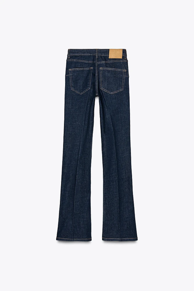 FULL LENGTH MID WAIST BOOTCUT JEANS ZW COLLECTION