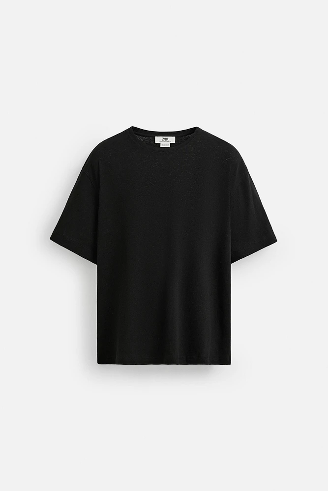 COTTON - LINEN T-SHIRT
