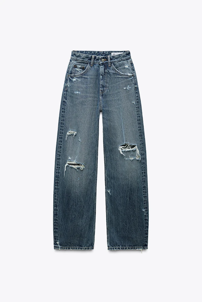 JEAN TRF CURVED TAILLE HAUTE