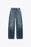 JEAN TRF CURVED TAILLE HAUTE