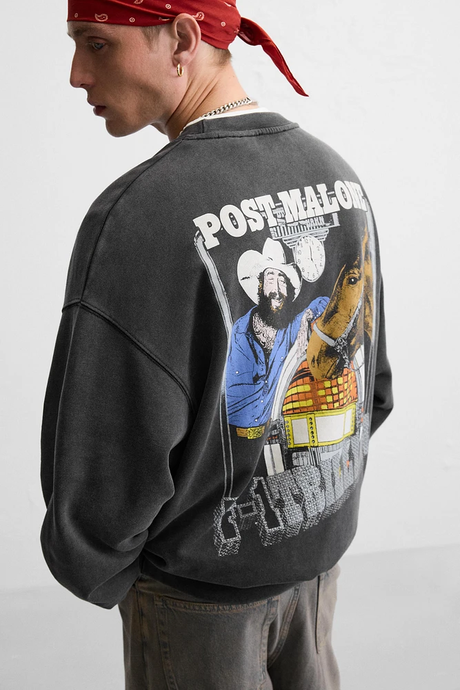 POST MALONE™ CREW NECK SWEATSHIRT