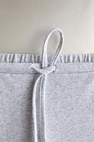 RIBBED COTTON PANTS