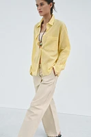 CHEMISE FROISSÉE À RAYURES ZW COLLECTION