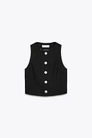ROUND NECK VEST