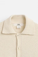 LIMITED EDITION STRIPED KNIT POLO SHIRT