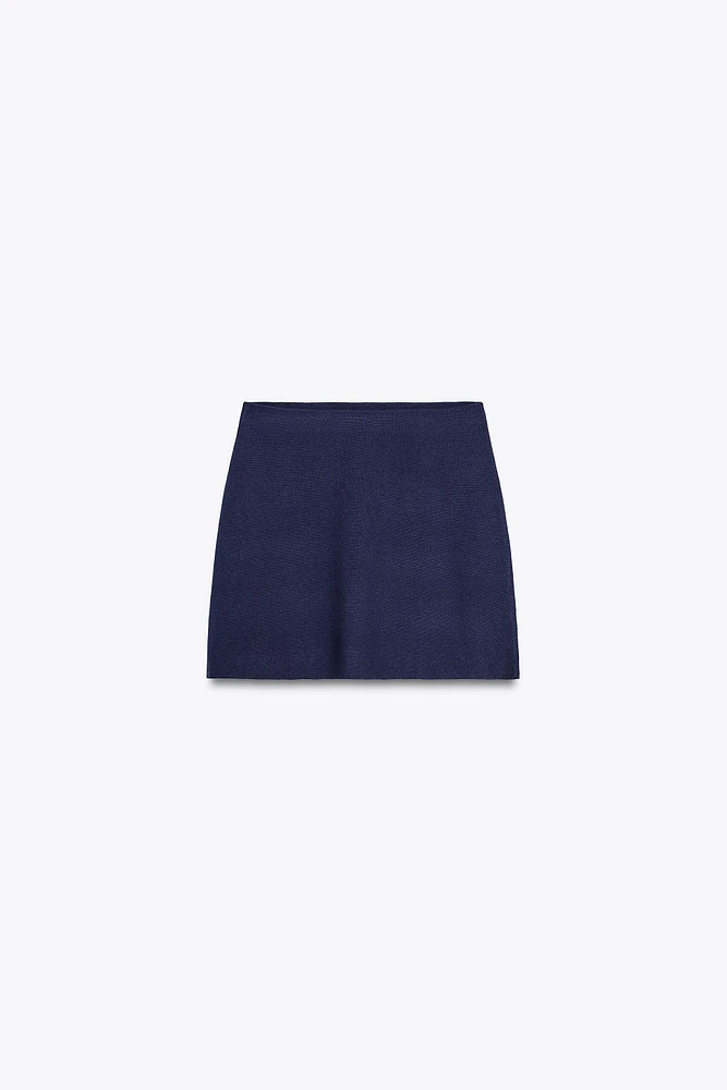 BASIC KNIT MINI SKIRT