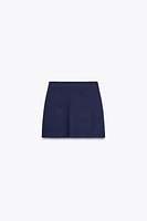 BASIC KNIT MINI SKIRT