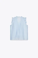 FLOWY RUFFLED TOP