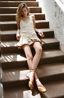 TOP WITH RUFFLED STRAPS