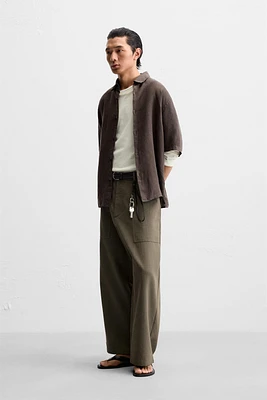 CHEMISE DÉLAVÉE 100 % LIN