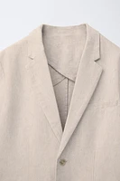 VESTE DE COSTUME COTON LIN