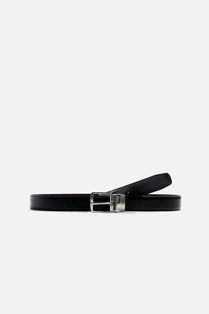 REVERSIBLE LEATHER BELT