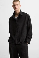 WRINKLED LOOK SHIRT