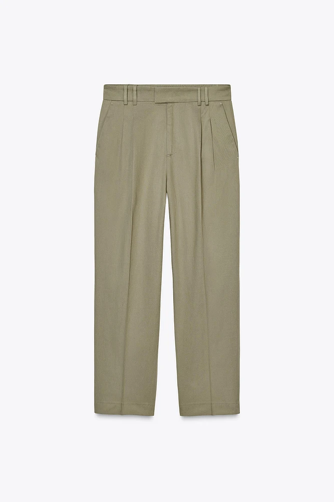 PANTALON À PINCES COLLECTION ZW