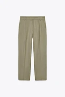 PANTALON À PINCES COLLECTION ZW
