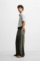 BASIC TEXTURED POLO SHIRT