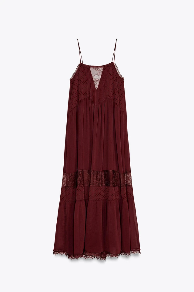 Zara LACE CHIFFON SHORT DRESS at Mall of America in Bloomington, MN