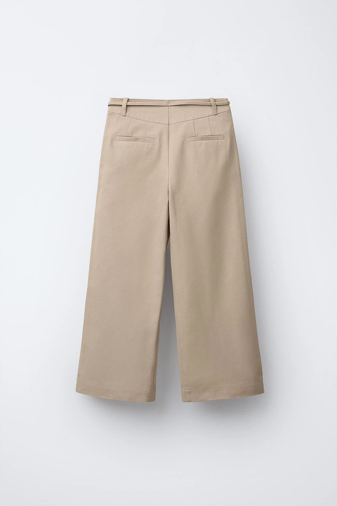 PANTALON FLUIDE À CEINTURE