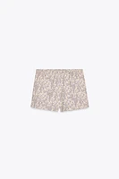 FLORAL PRINT SHORTS