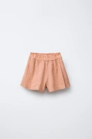 100% LINEN SHORTS