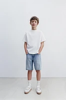 BERMUDA EN DENIM STRAIGHT FIT