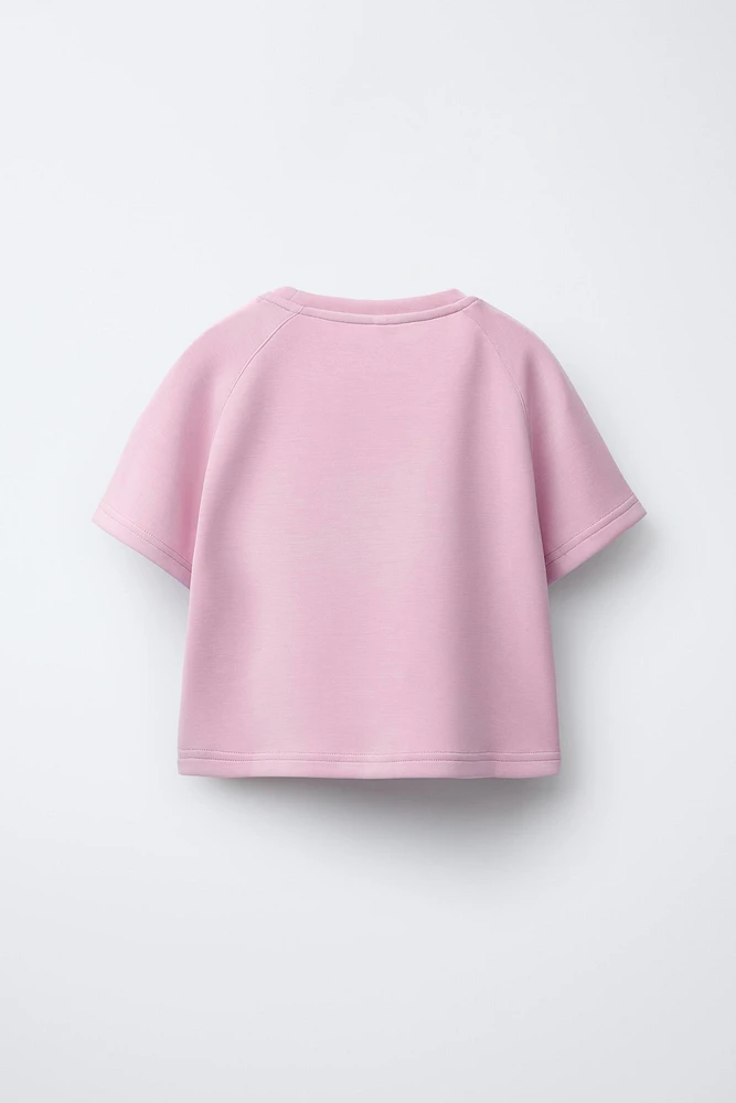 MODAL TEXT T-SHIRT