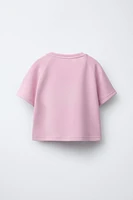 MODAL TEXT T-SHIRT