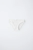 AGES 2-6/ THREE-PACK OF RIBBED BRIEFS WITH LABEL