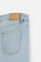 RIPPED REGULAR STRAIGHT FIT JEANS