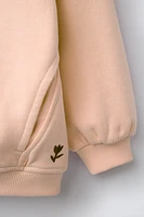 BASIC EMBROIDERED ZIP-UP SWEATSHIRT