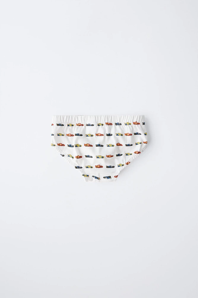 2-6 ANS/ LOT DE TROIS SLIPS CARS © DISNEY