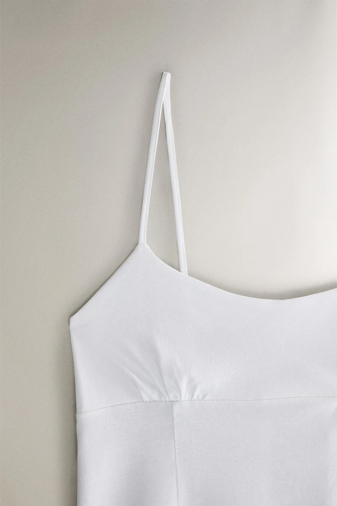 COTTON JERSEY TOP