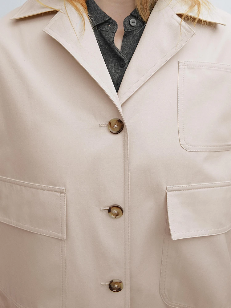Veste cape déperlante