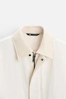 MIXED COLLAR JACKET
