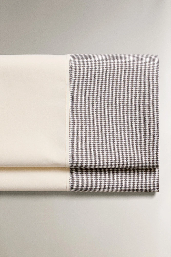 CHILDREN’S PLAID FLAT SHEET