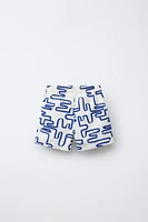 GEOMETRIC PRINT SHORTS