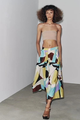 JUPE MIDI IMPRIMÉE ZW COLLECTION
