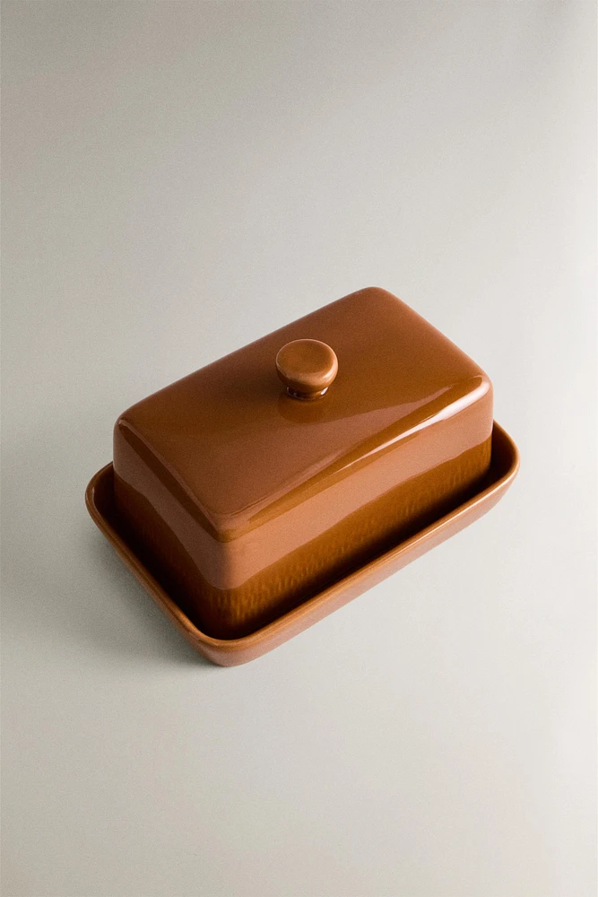 BEURRIER GRÈS CARAMEL