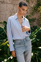 FLOWY JACQUARD TOP