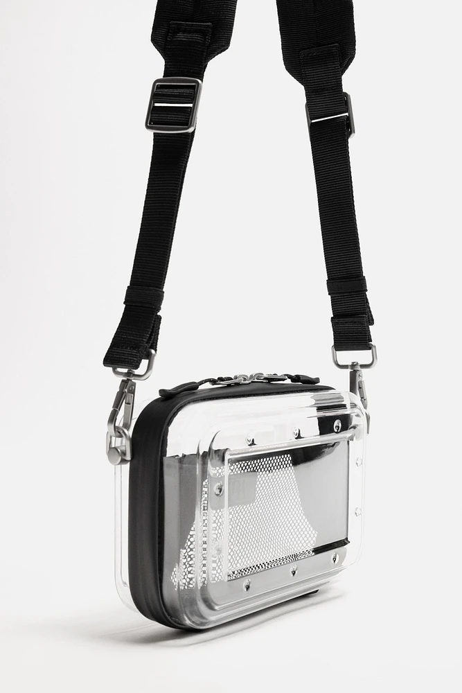 TRANSPARENT RIGID CROSSBODY BAG