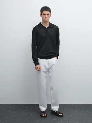 Pantalon tapered coton