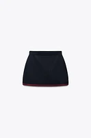 KNIT MINI SKIRT