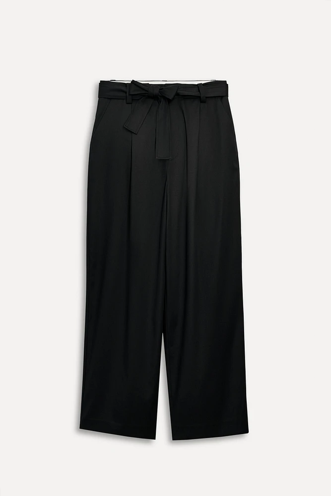 BELTED WOOL BLEND PANTS 50TH ANNIVERSARY