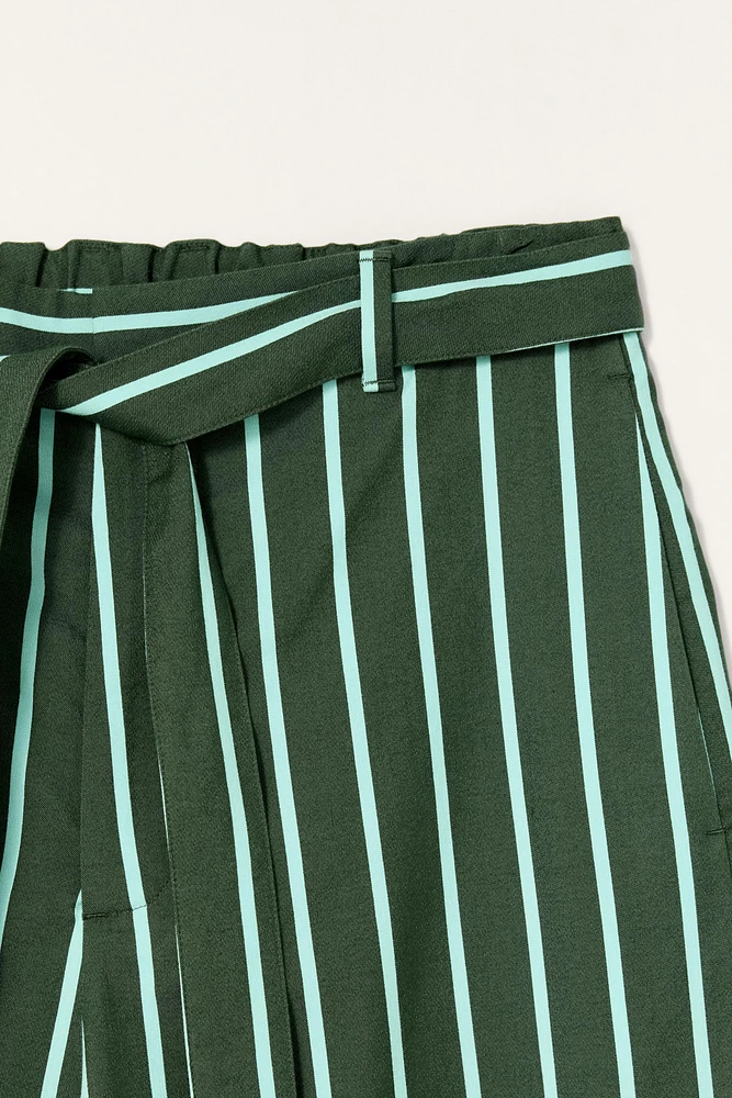 PANTALON COUPE LARGE RAYURES ÉDITION LIMITÉE
