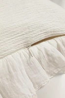 HOUSSE DE COUSSIN TEXTURE VOLANT
